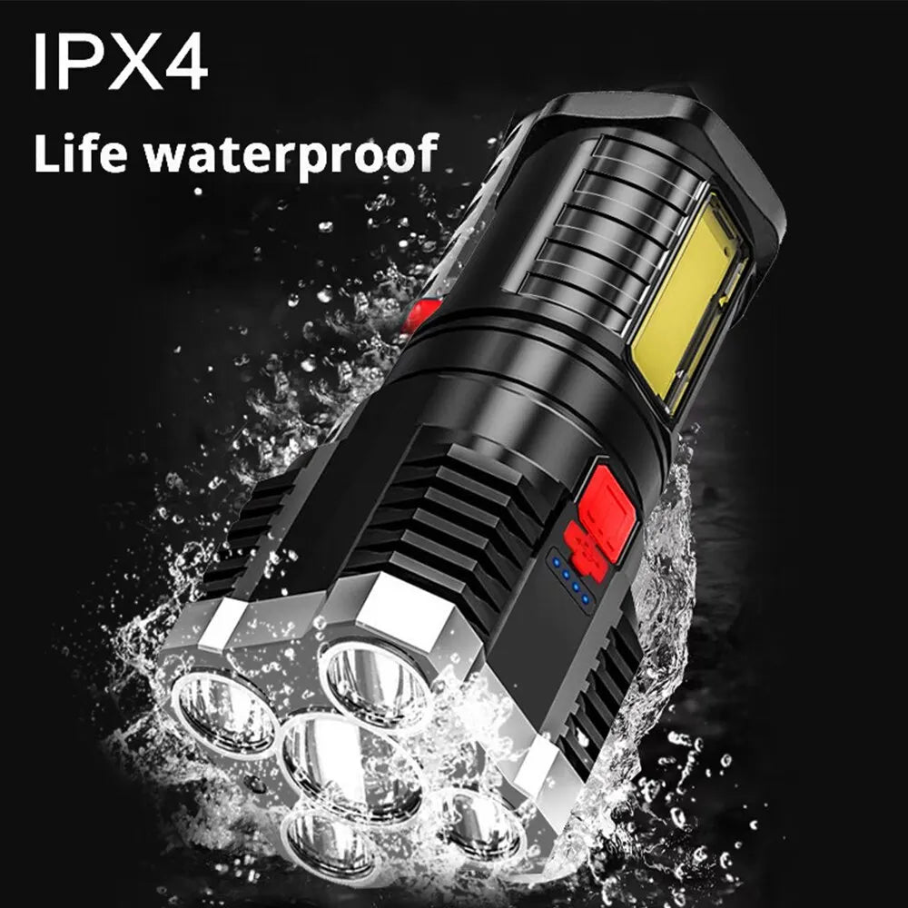 High Power Led Flashlight Rechargeable