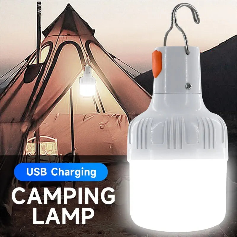 Outdoor USB Rechargeable LED Lantern Bulb