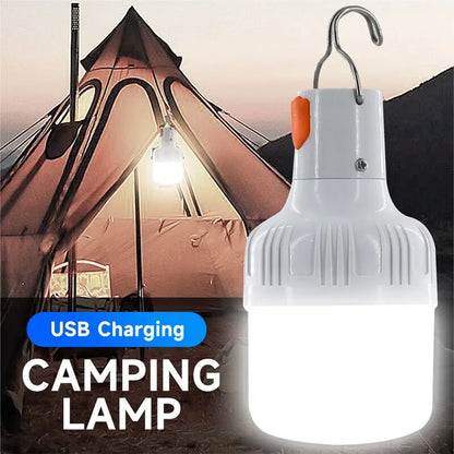 Outdoor USB Rechargeable LED Lantern Bulb