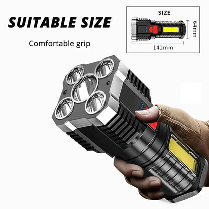 High Power Led Flashlight Rechargeable